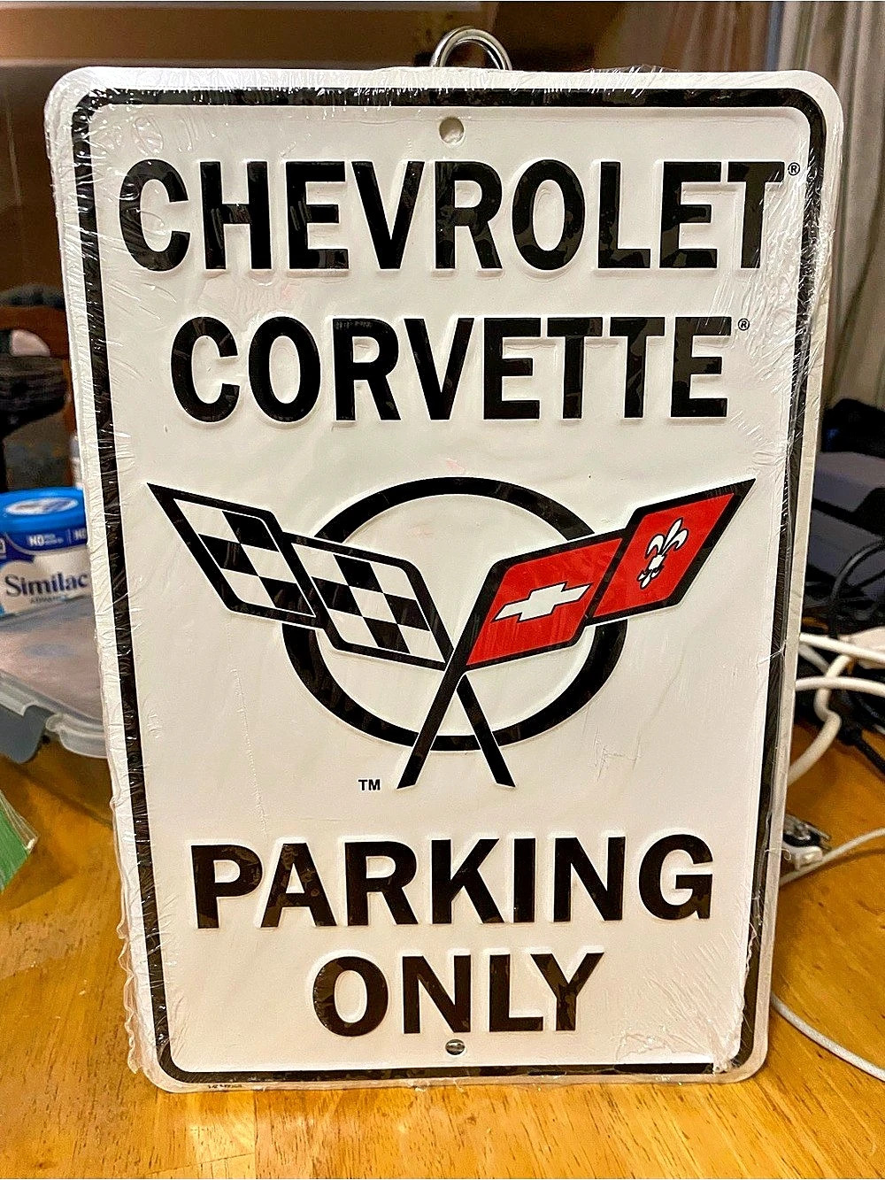 Chevrolet Corvette Parking Only sign